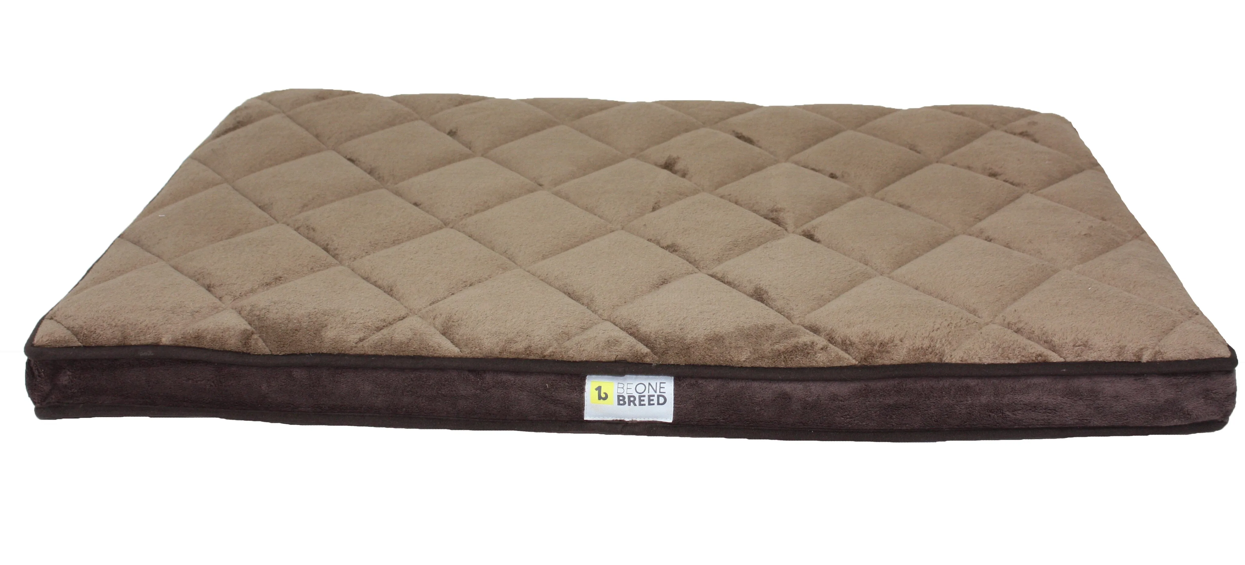 Be One Breed -  Small/Medium Memory Foam Bed - Brown