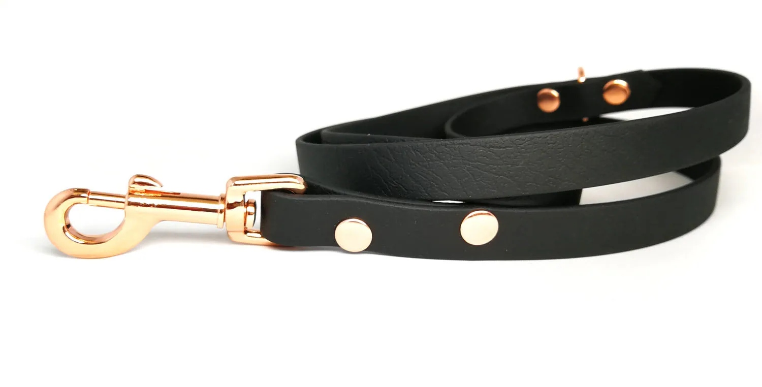 Black Biothane Dog Collar