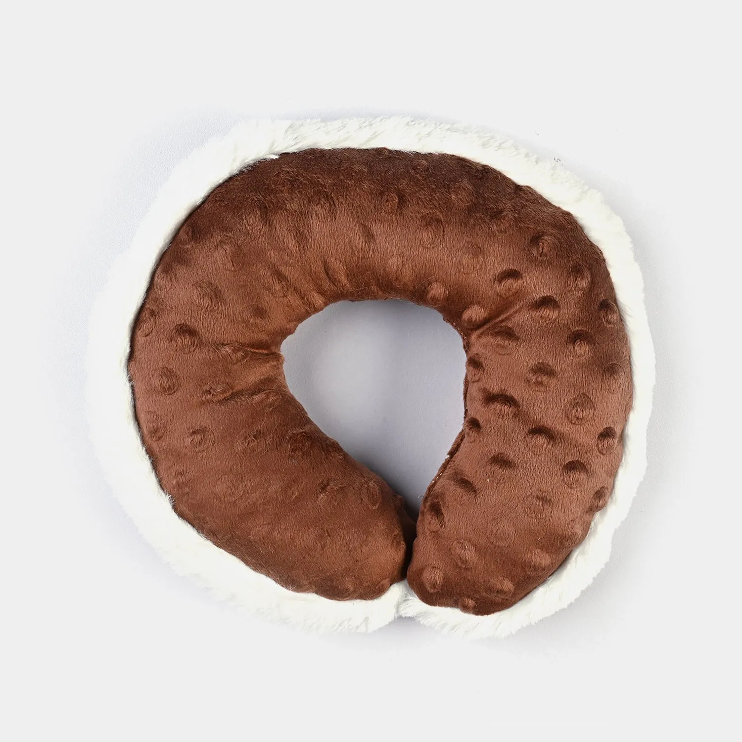 Blanket   Neck pillow | Brown