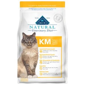 Blue Buffalo BLUE Natural Veterinary Diet KM Kidney   Mobility Support Dry Cat Food