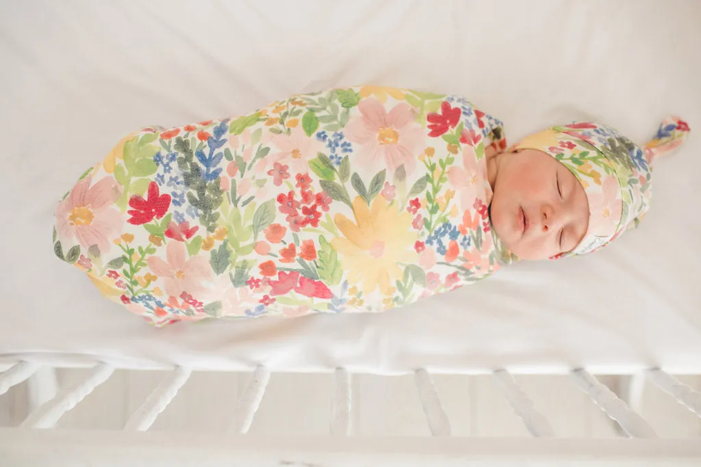 Copper Pearl Knit Swaddle Blanket | Lark