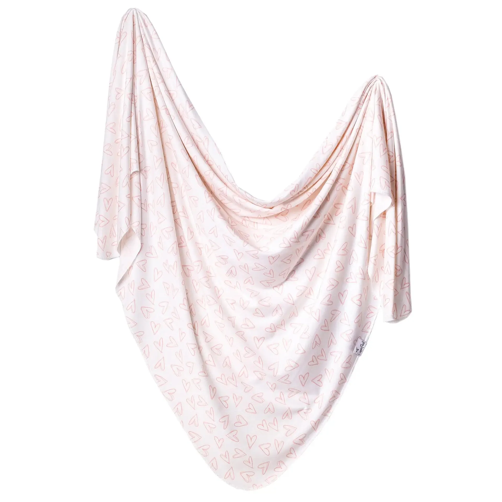 Copper Pearl Knit Swaddle Blanket / Lola