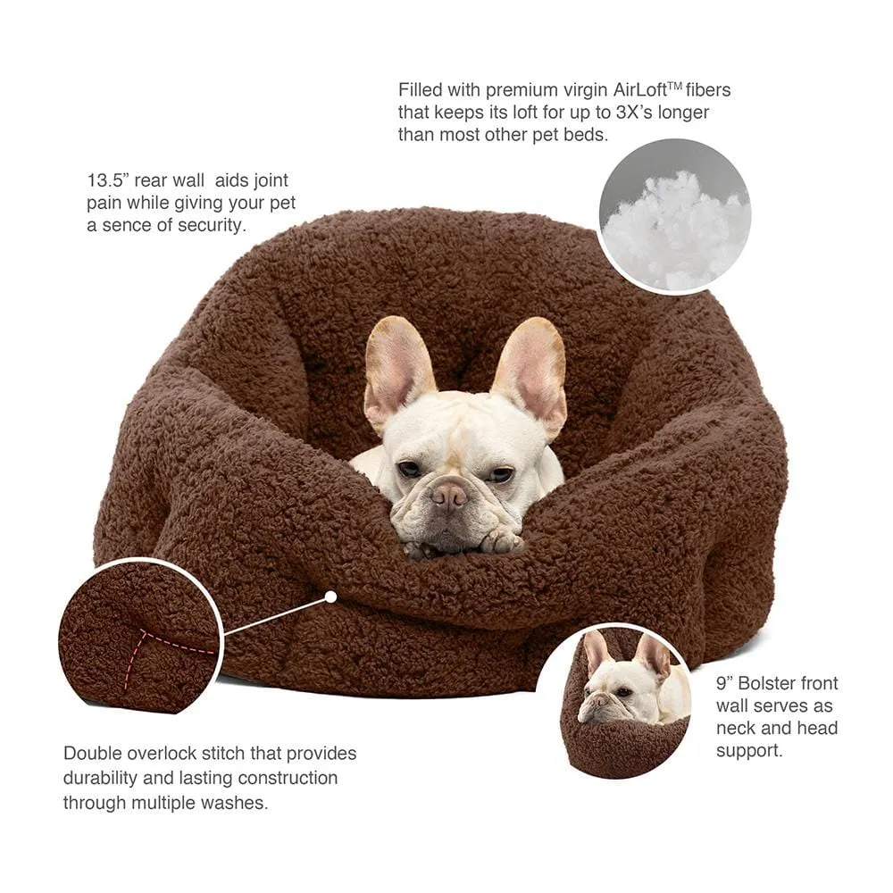 Deep Dish Sherpa Cuddler Dog Bed - Jumbo