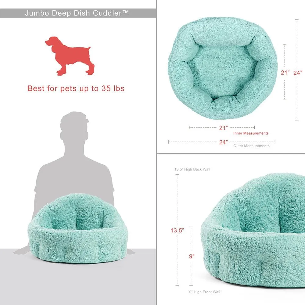 Deep Dish Sherpa Cuddler Dog Bed - Jumbo