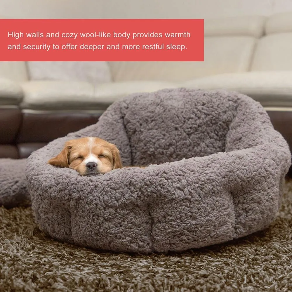 Deep Dish Sherpa Cuddler Dog Bed - Jumbo