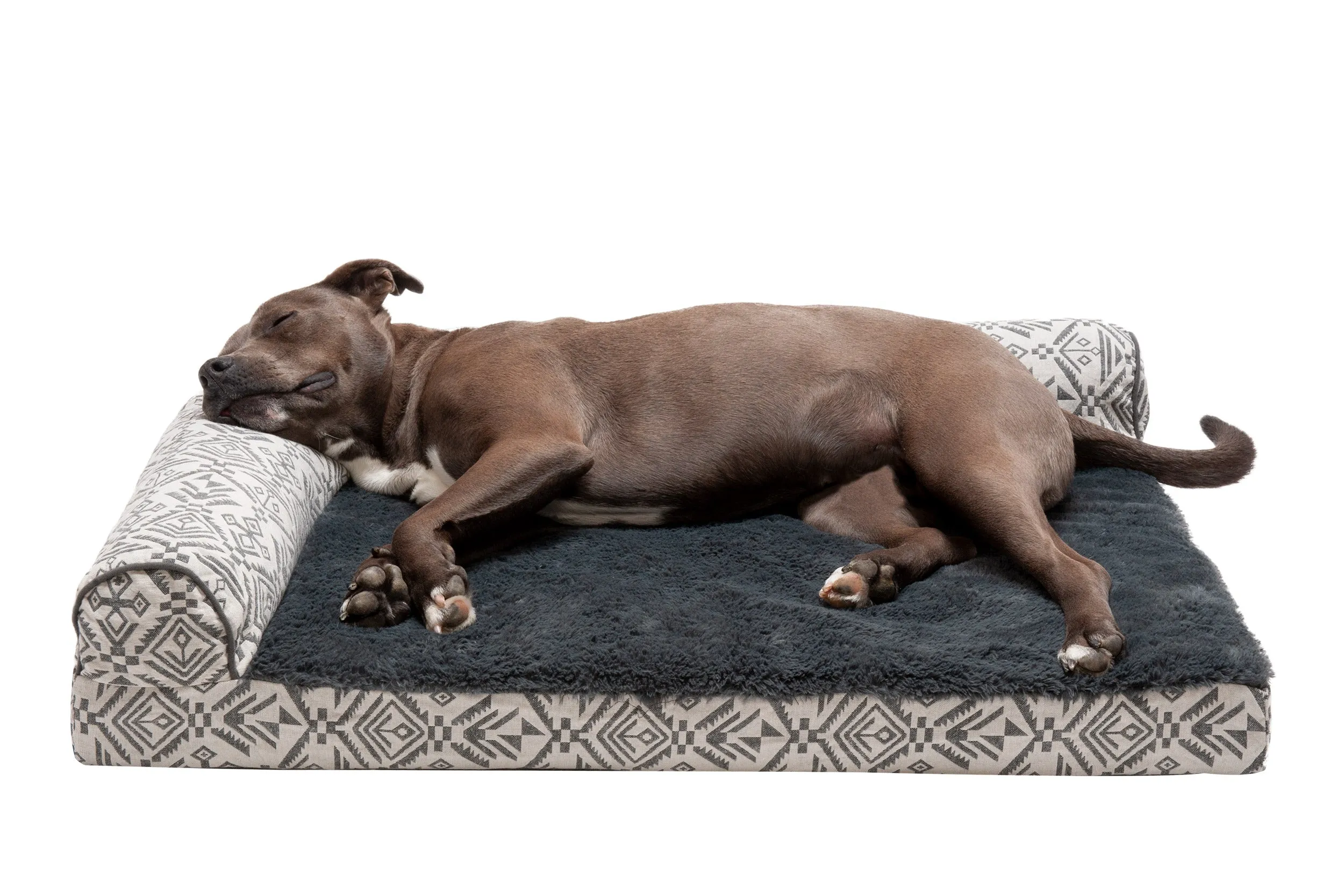 Deluxe Chaise Lounge Dog Bed - Southwest Kilim