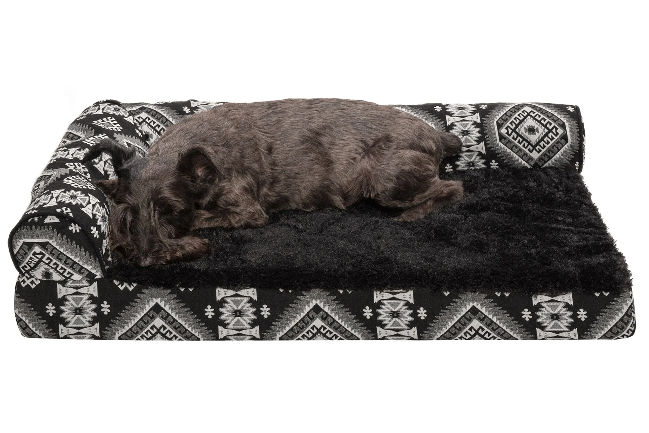 Deluxe Chaise Lounge Dog Bed - Southwest Kilim