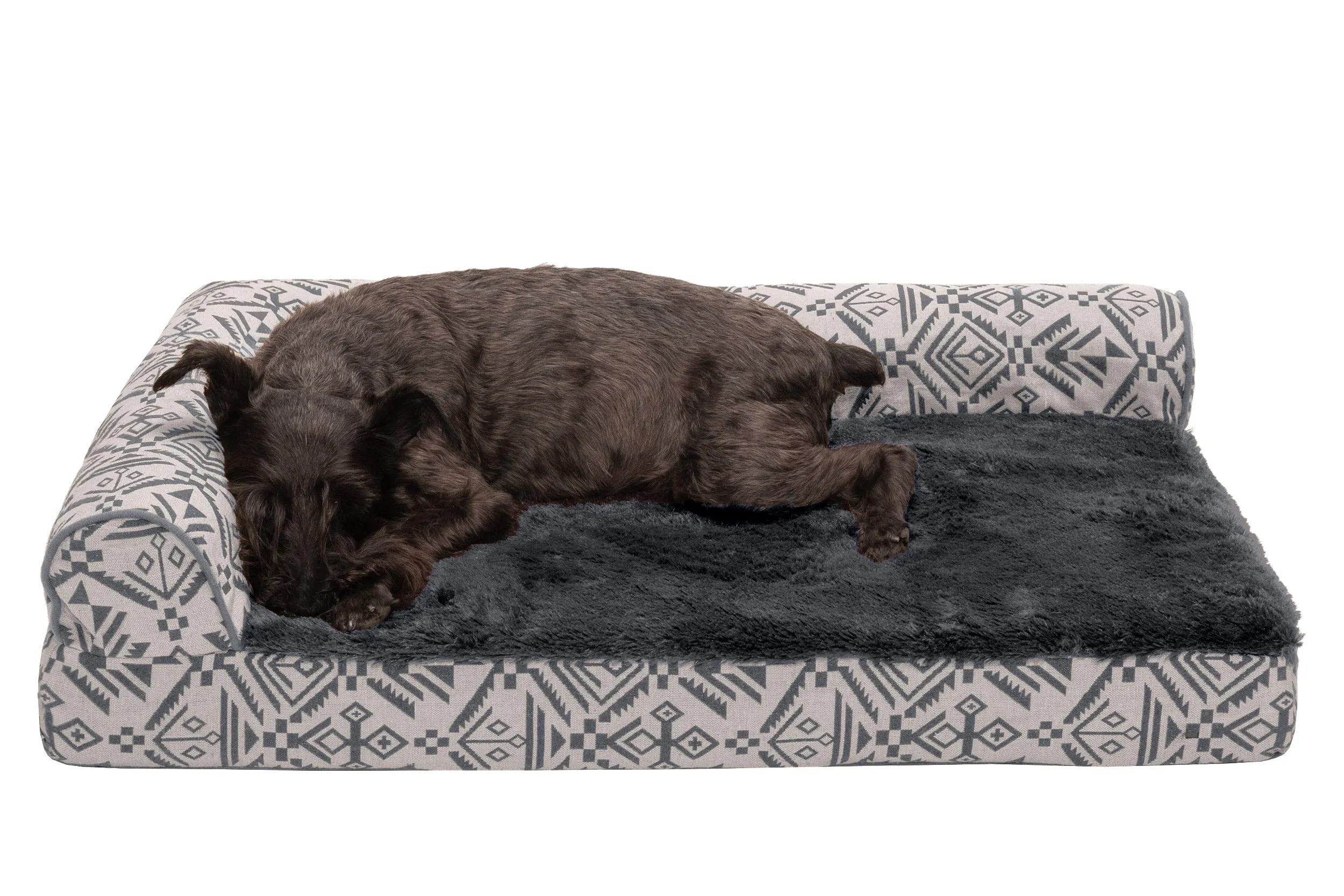 Deluxe Chaise Lounge Dog Bed - Southwest Kilim