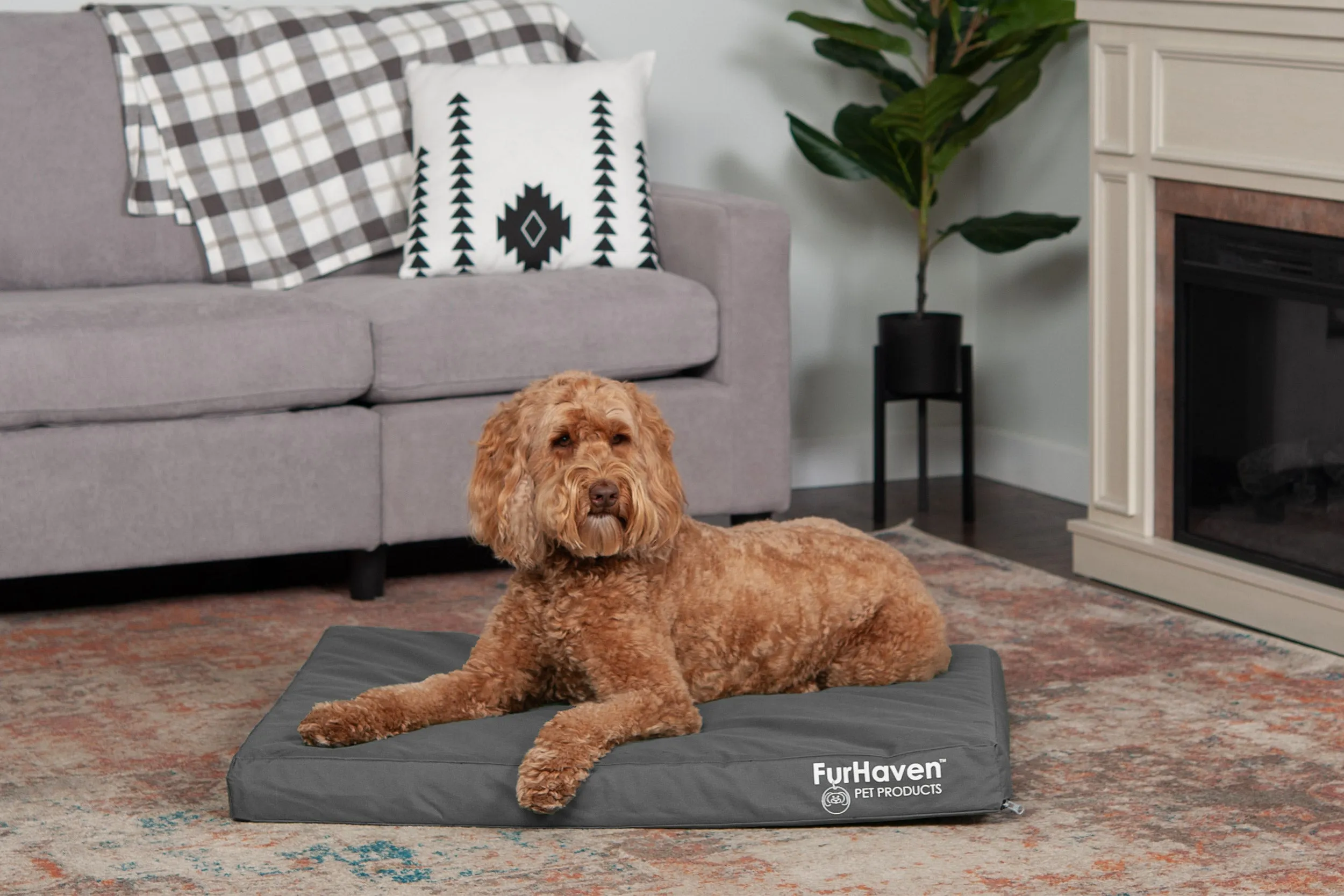 Deluxe Mattress Dog Bed - Indoor/Outdoor Oxford