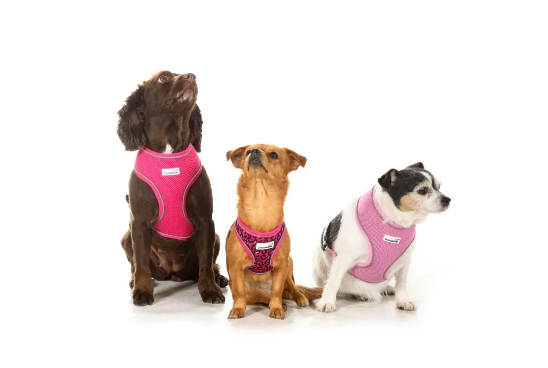 Doodlebone Airmesh Dog Harness - Fuchsia Pink