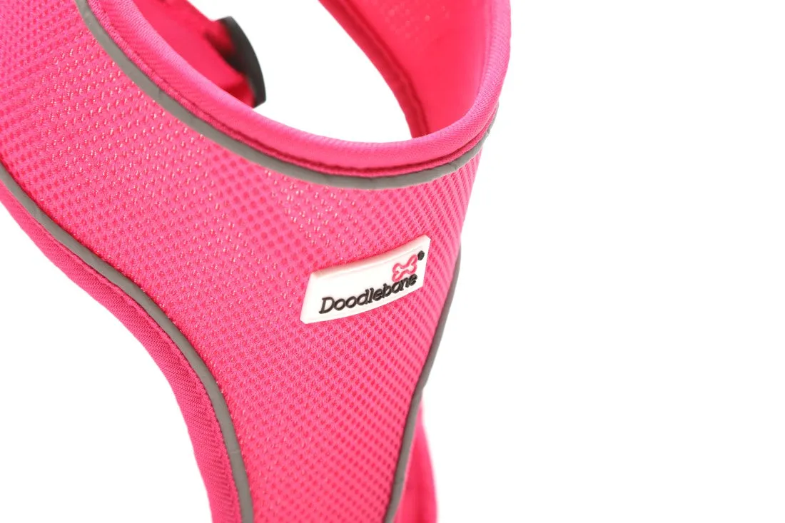 Doodlebone Airmesh Dog Harness - Fuchsia Pink