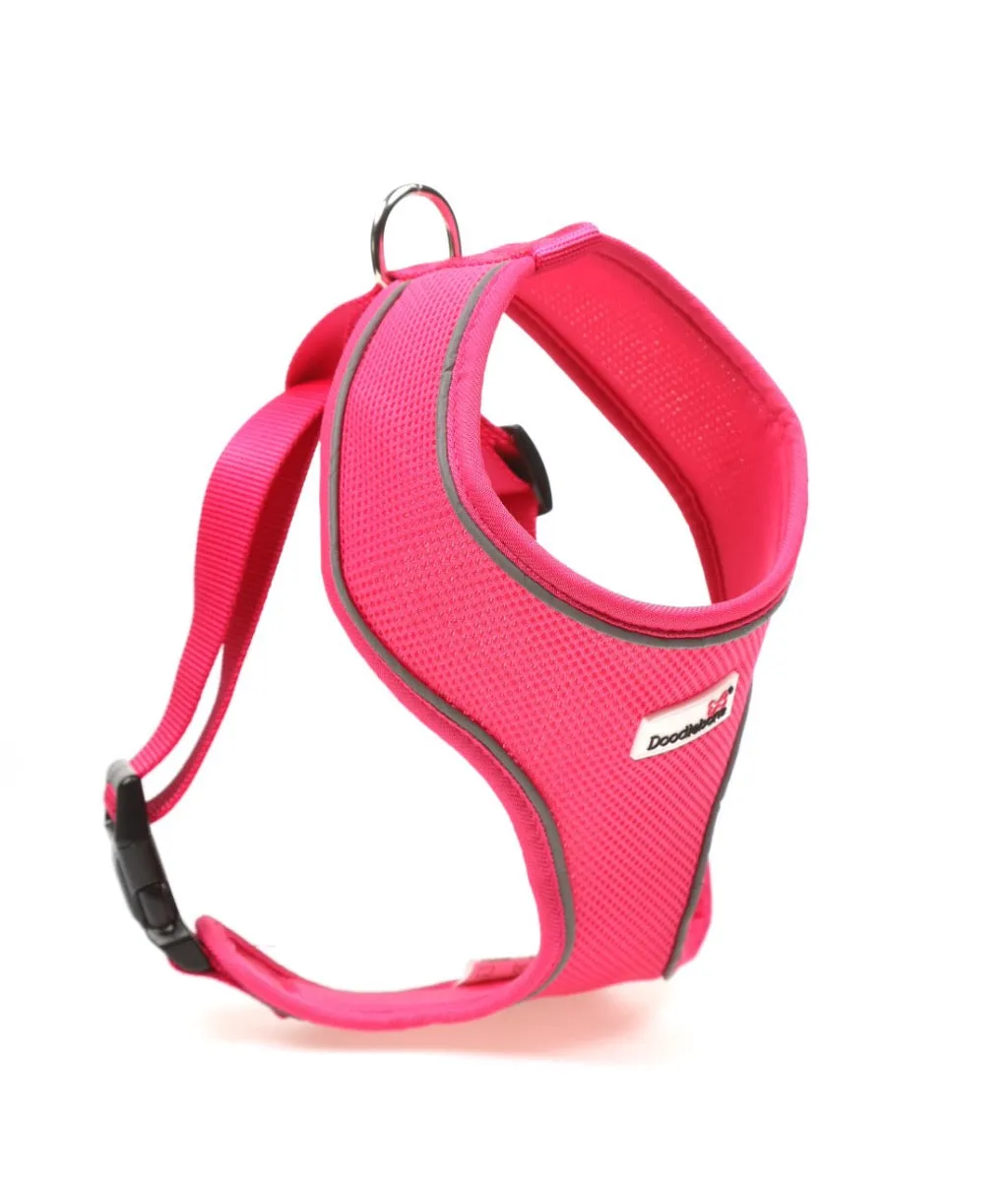 Doodlebone Airmesh Dog Harness - Fuchsia Pink