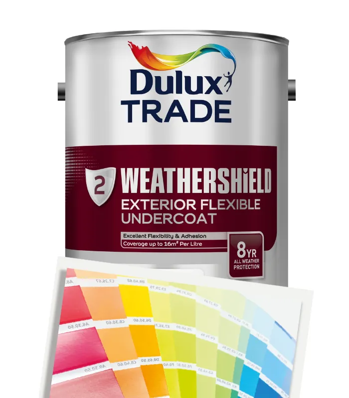 Dulux Trade Weathershield Exterior Flexible Undercoat - Tinted Colour Match