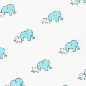 Elephant FLANNEL, Little Safari Cozy Cotton Flannel