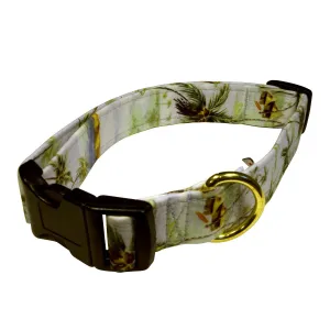 Elmo's Closet Island Palms Dog Collar