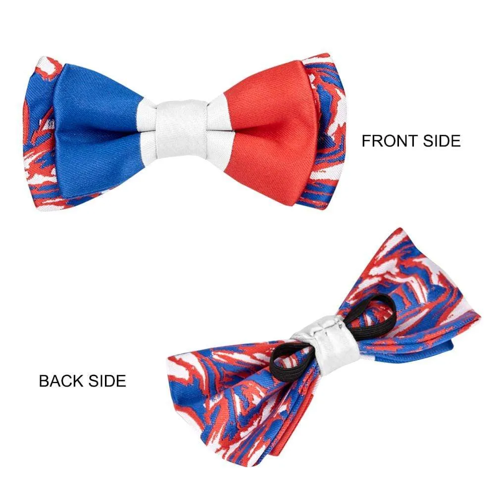 Flag of France Bowtie Dog Collar