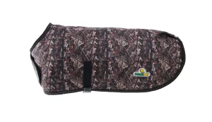 Forest Camo Alps Dog Coat with 100 GSM Padding - Printed