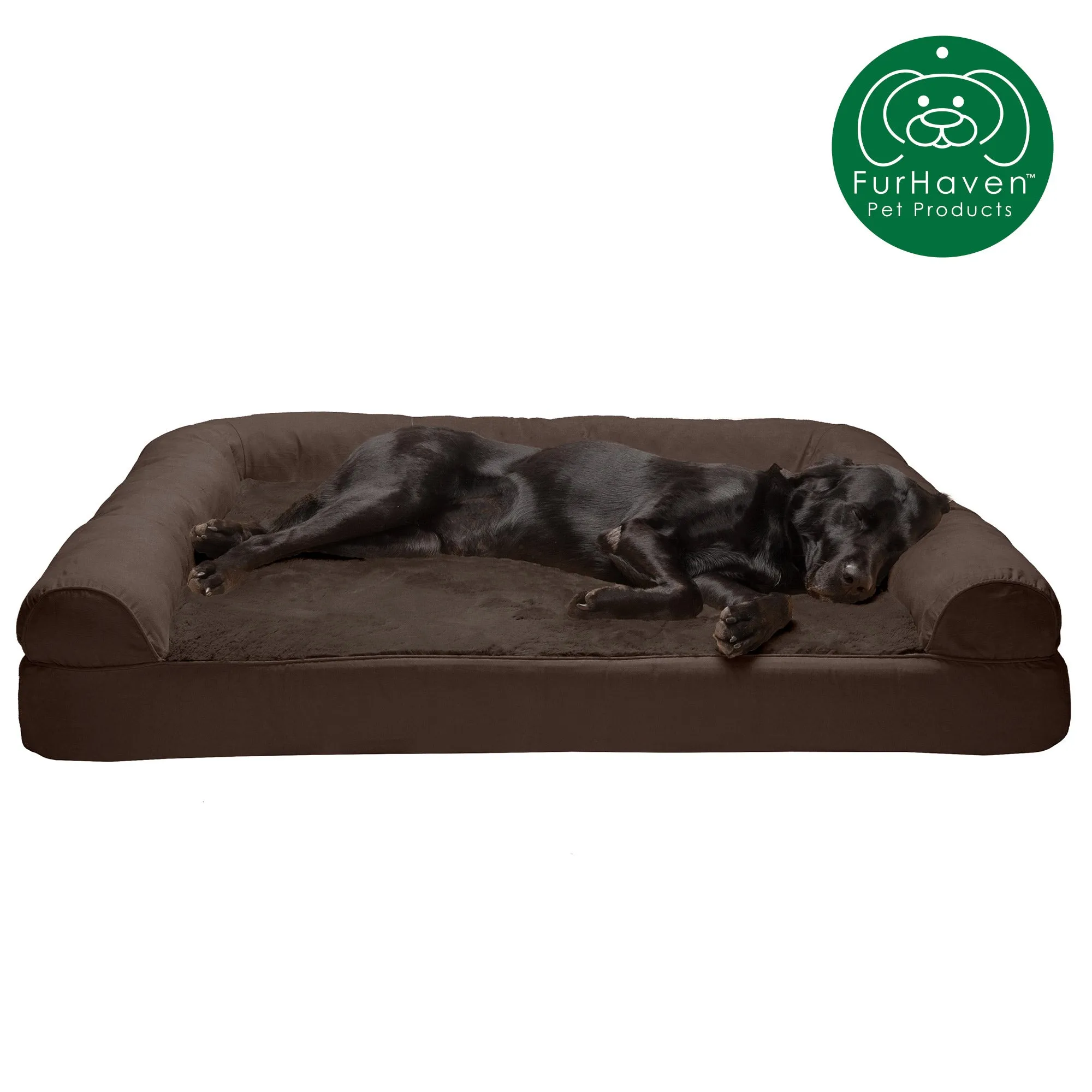 Full Support Orthopedic Ultra Plush Sofa-Style Pet Bed