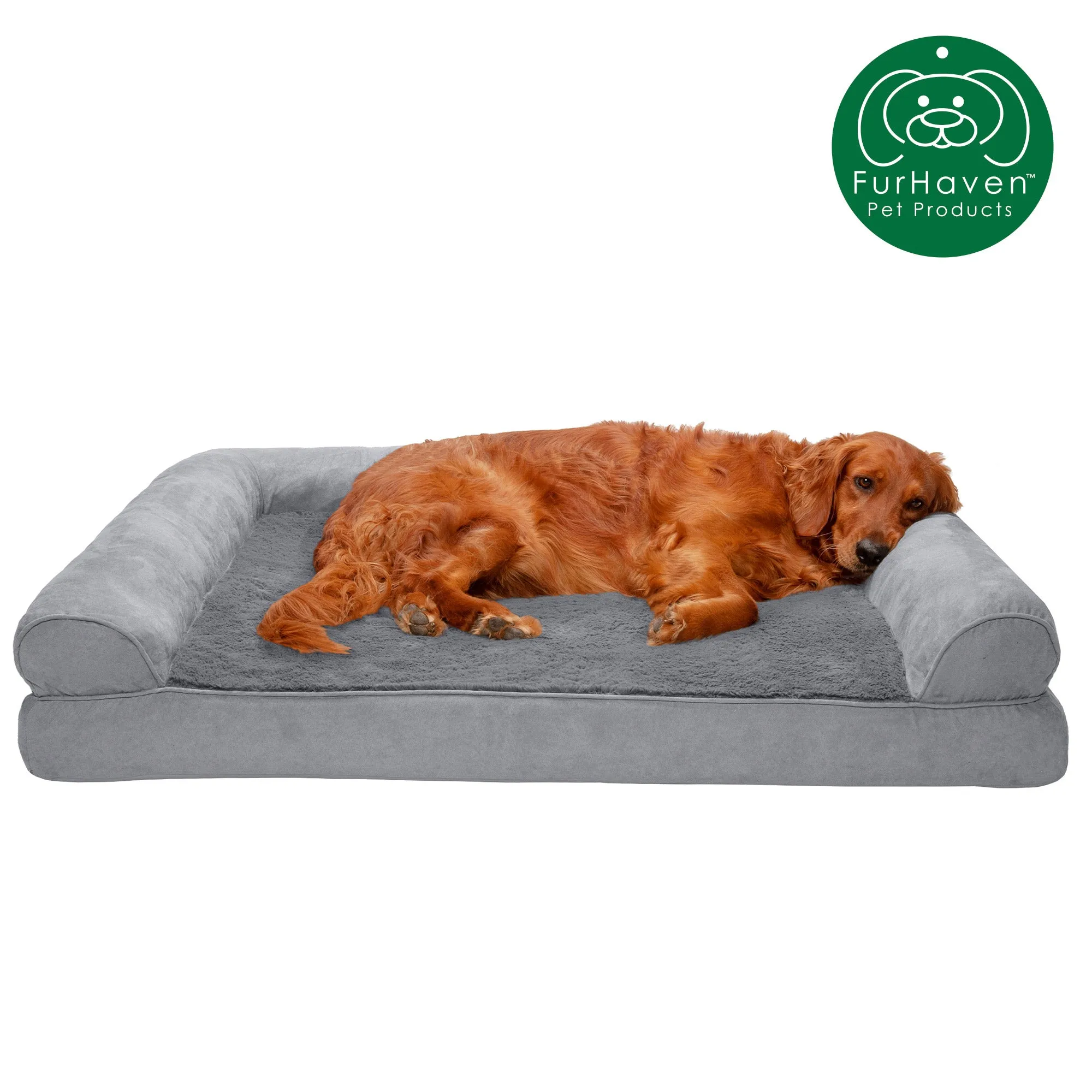 Full Support Orthopedic Ultra Plush Sofa-Style Pet Bed