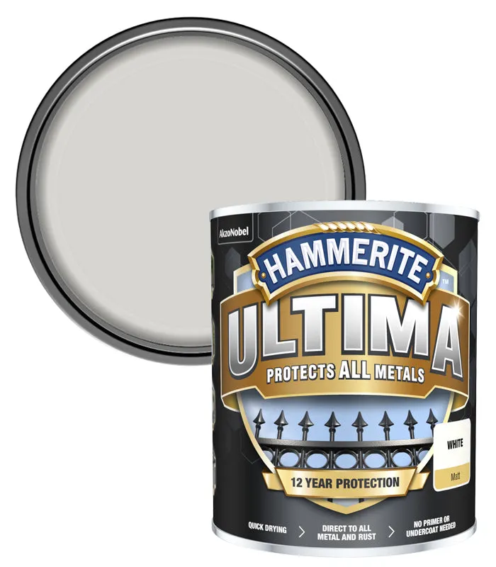 Hammerite Ultima Matt Metal Paint - 750ml