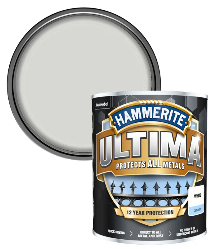 Hammerite Ultima Smooth Metal Paint - 750ml