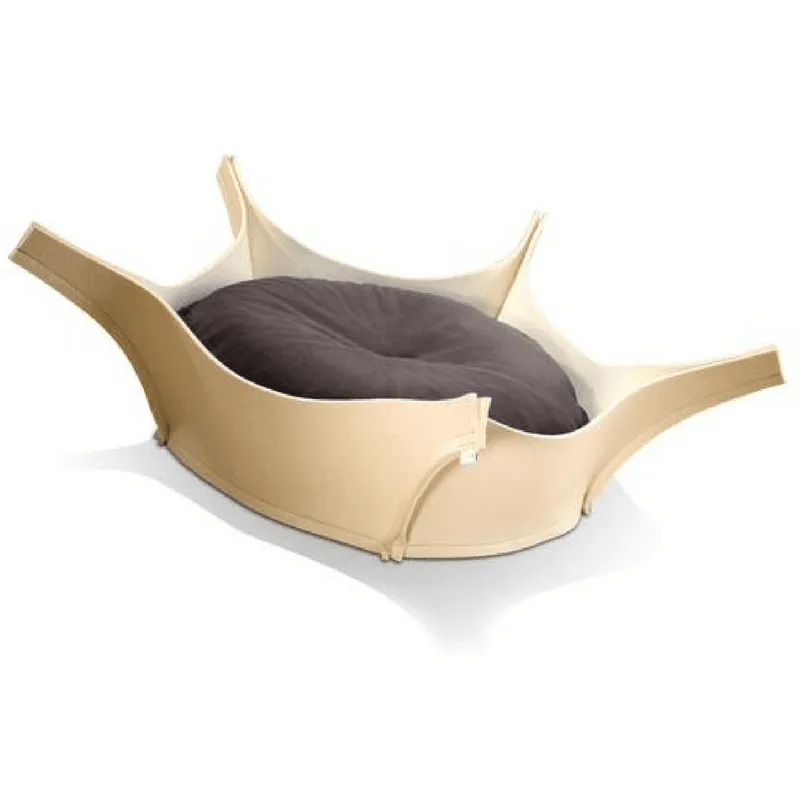 Harry Orthopedic Pet Bed - Cream Felt