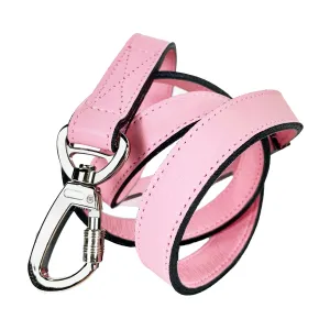 Hugs & Kisses Dog Leash in Sweet Pink & Nickel