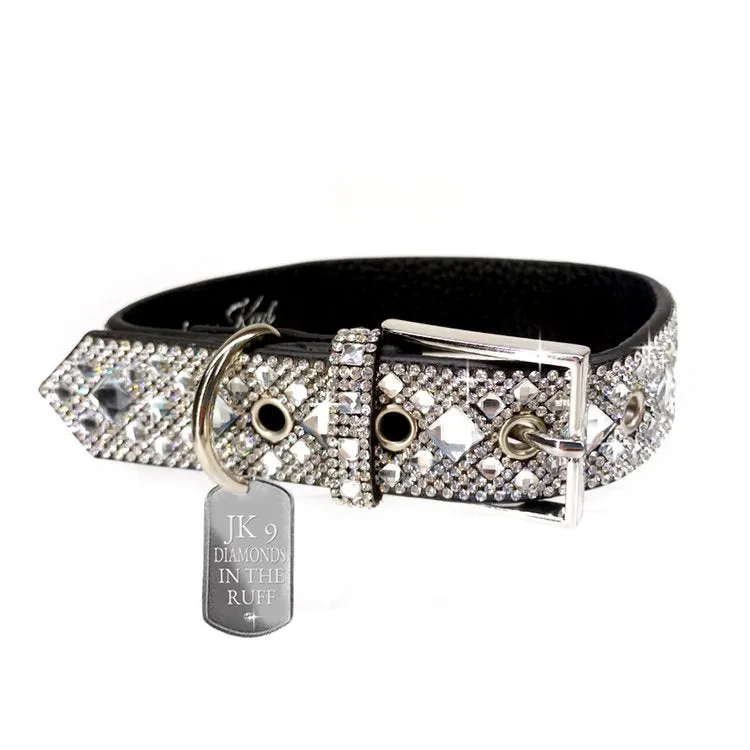 Jacqueline Kent Collection,  Diamond in the Ruff Dog Collars (Small)