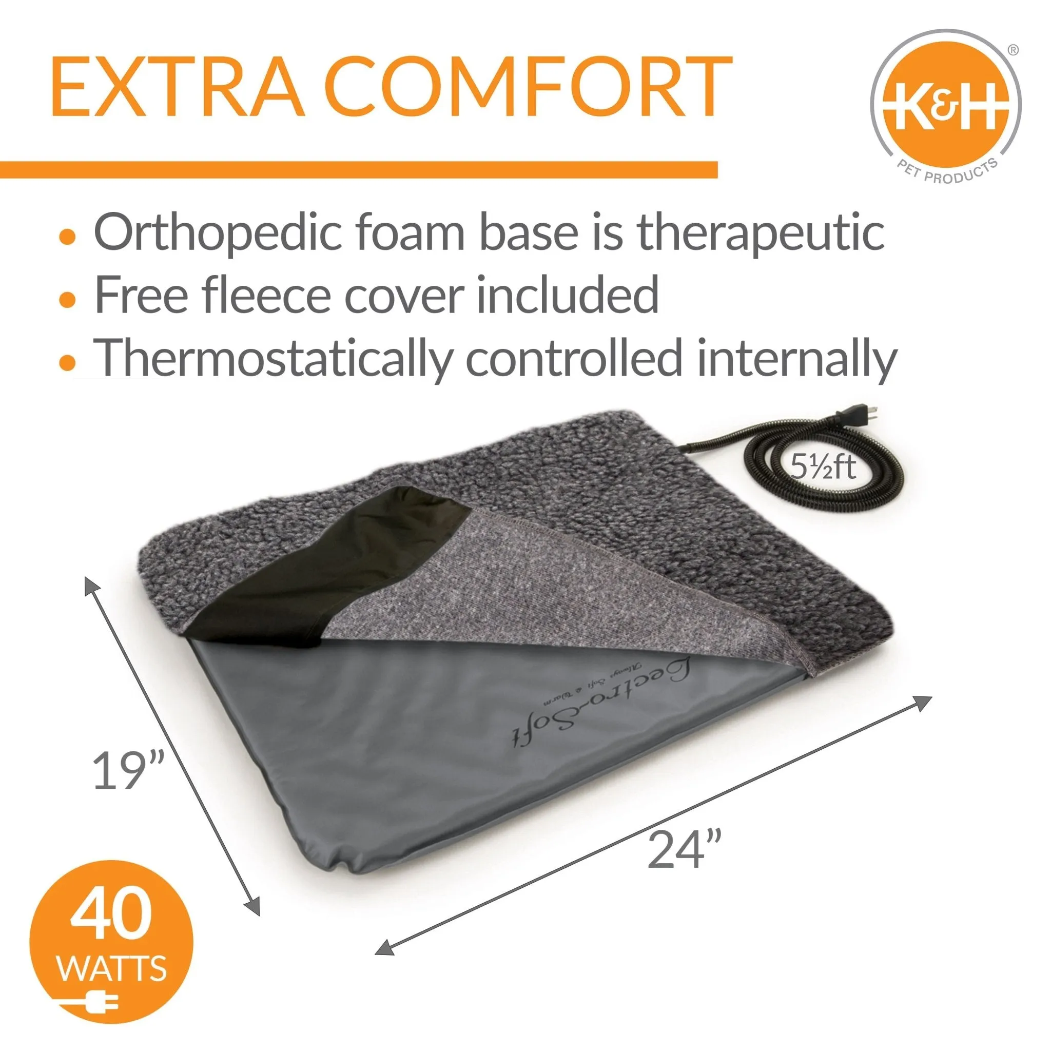 K&H Lectro-Soft Indoor/Outdoor Heated Pet Bed