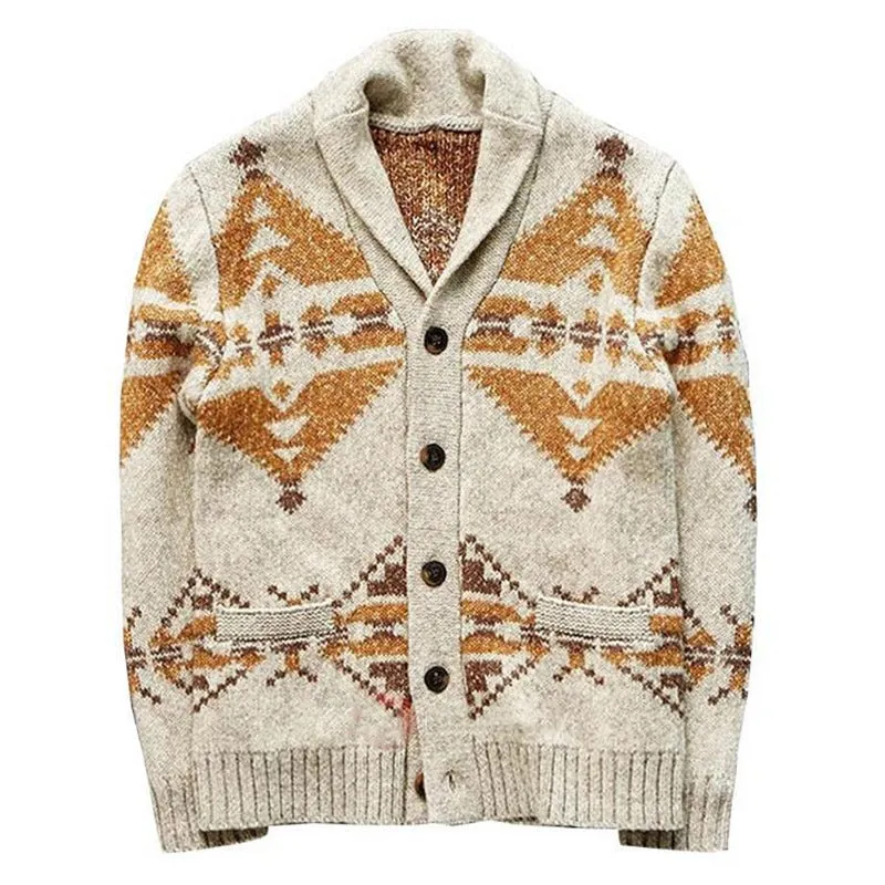 Knitted Cardigan All Weather Coats For Men