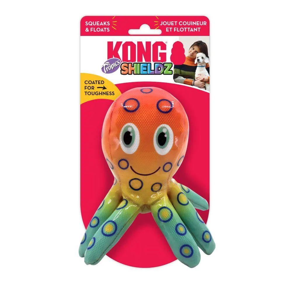 Kong Dog Toy Shieldz Tropics Octopus