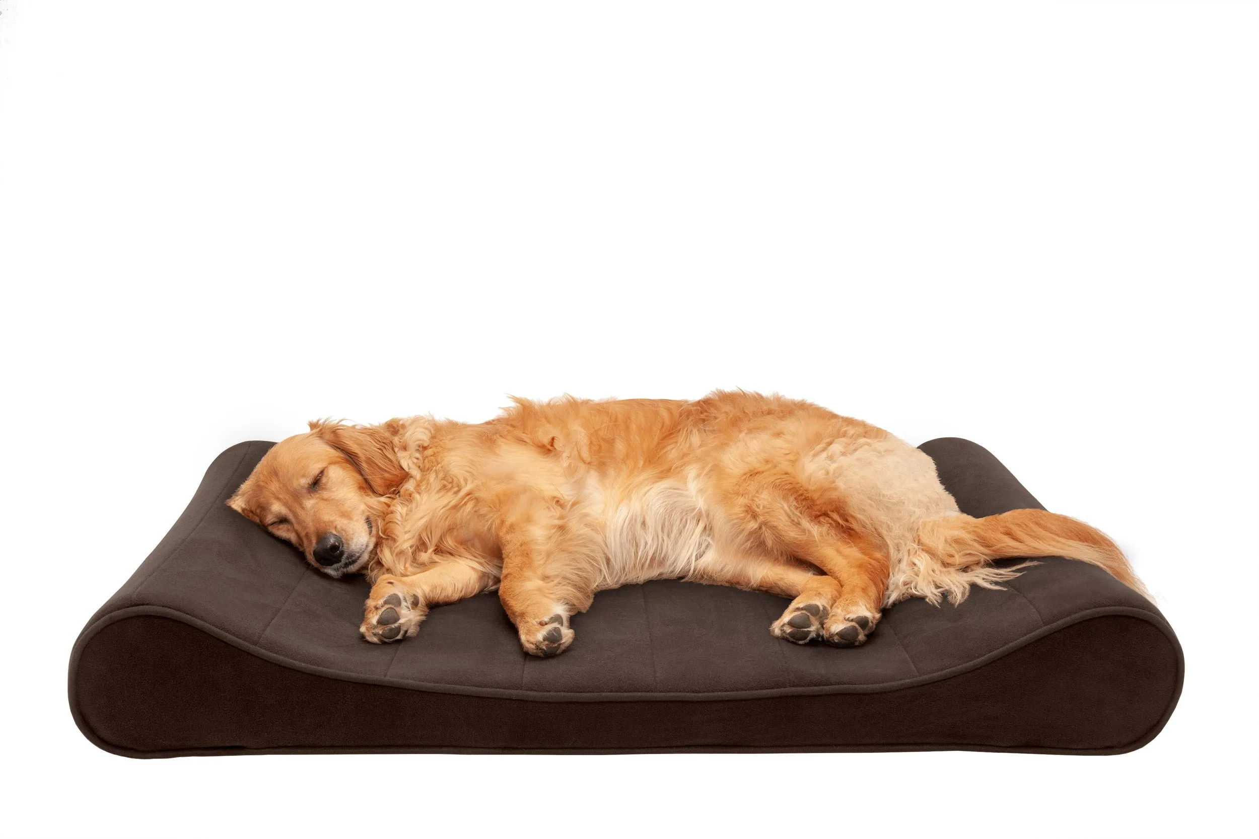 Luxe Lounger Contour Dog Bed - Microvelvet