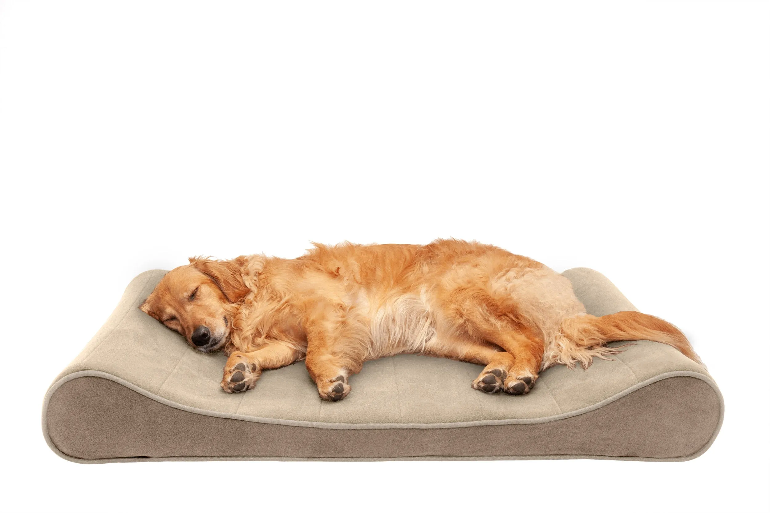 Luxe Lounger Contour Dog Bed - Microvelvet