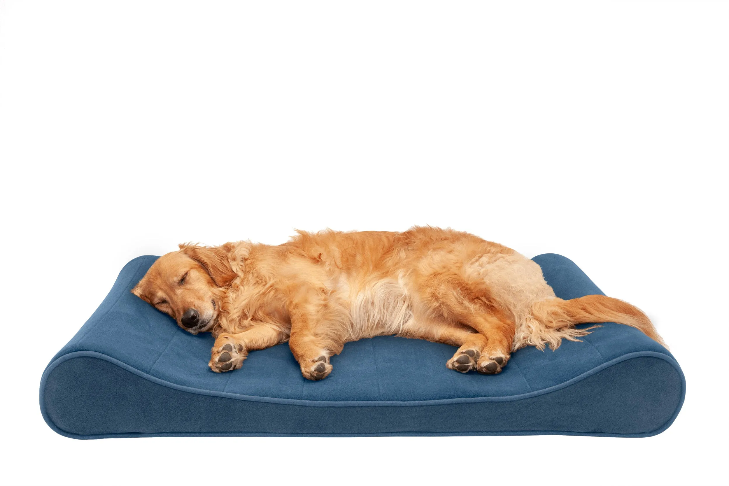 Luxe Lounger Contour Dog Bed - Microvelvet