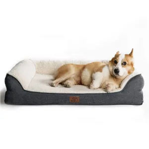 Memory Foam Dog Bed - Medium - Grey