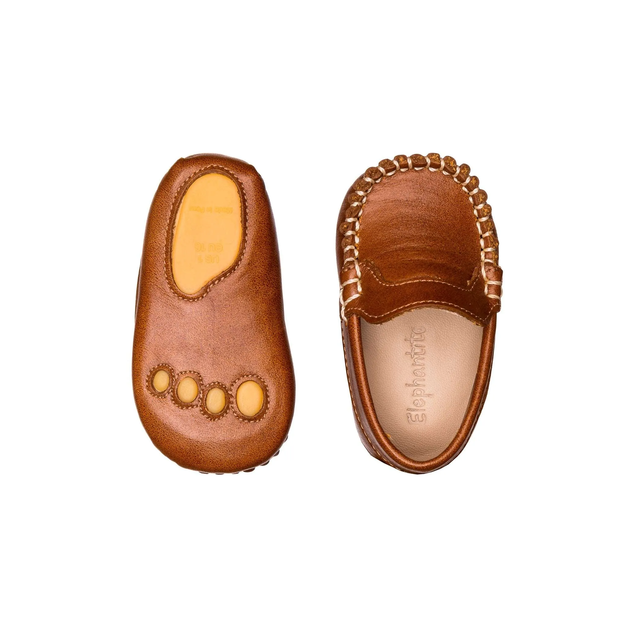 Moccasin for Baby Natural Brown