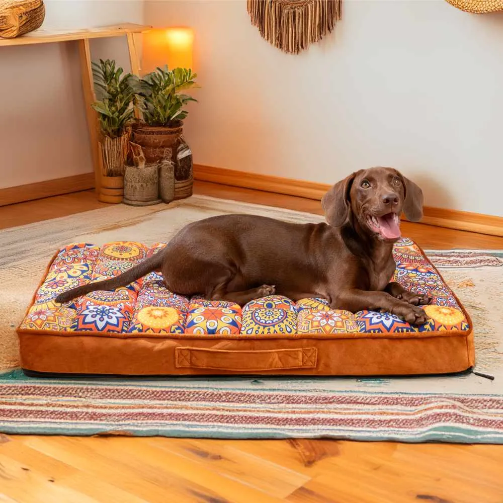 Moroccan Full Support Thickened Comfortable Orthopedic Pillow Dog Beds