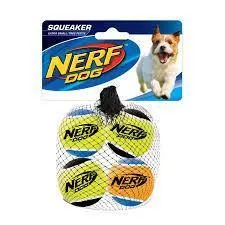 Nerf Dog Tennis Balls 4 Pack Extra Small