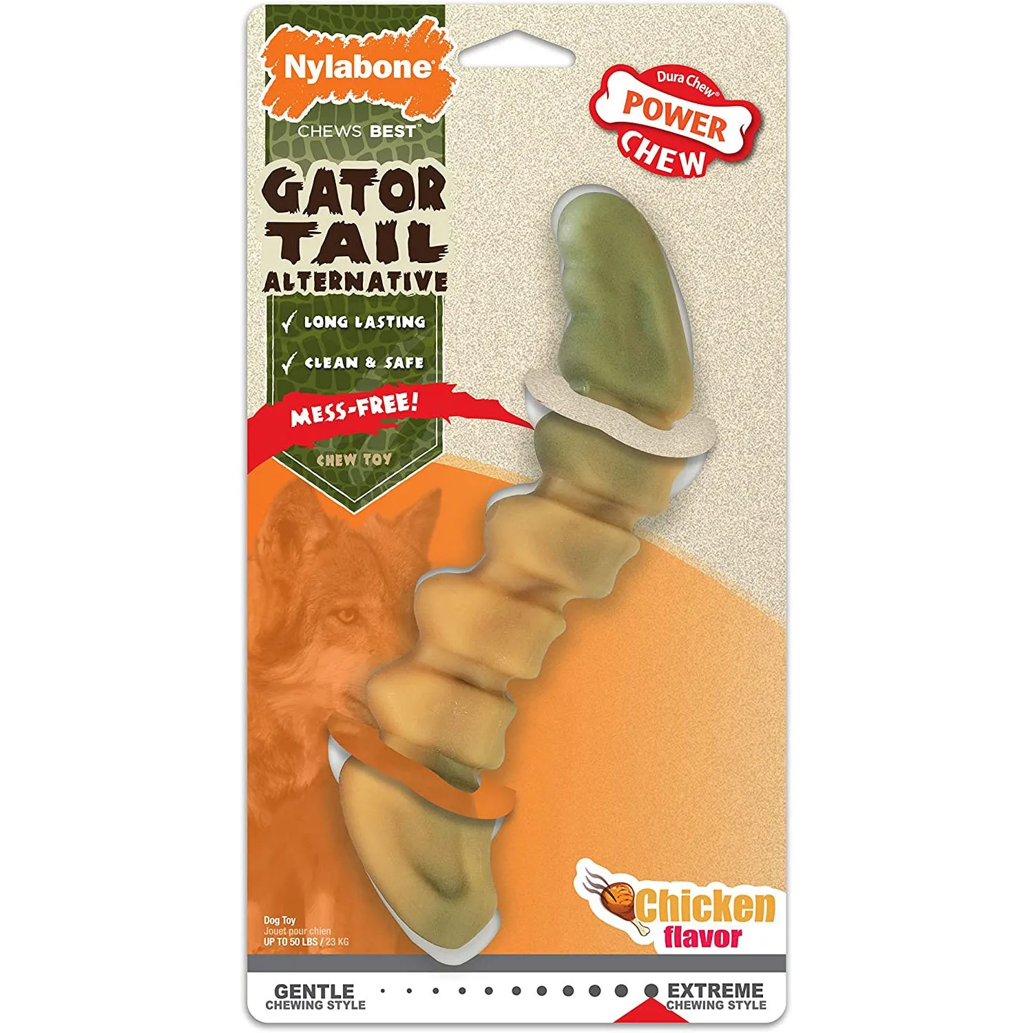 Nylabone Gator Tail Power Chew