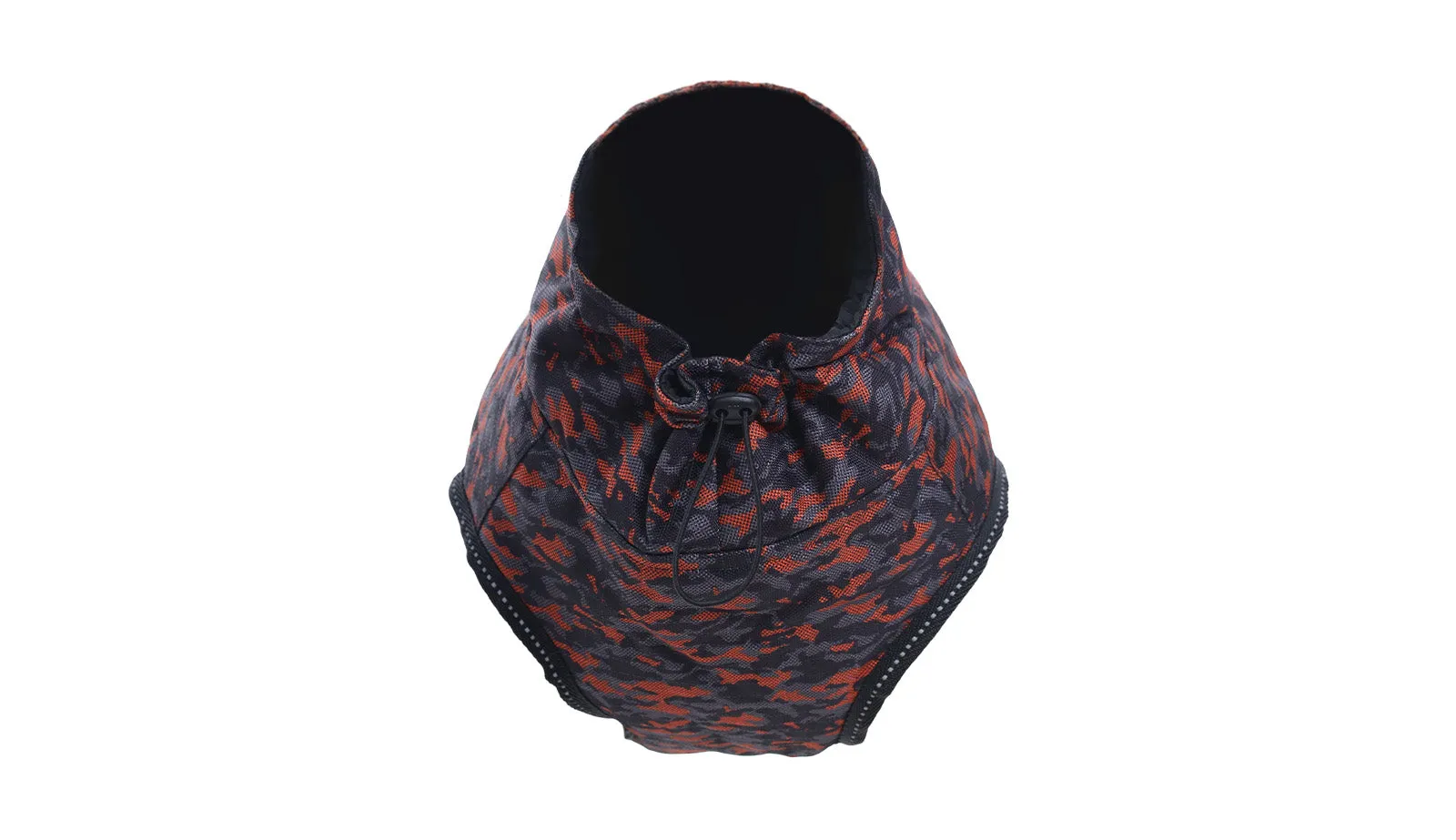 Orange Black Camo Himalaya Dog Coat with 200 GSM Padding - Printed