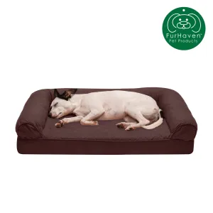 Orthopedic Quilted Sofa-Style Couch Pet Bed