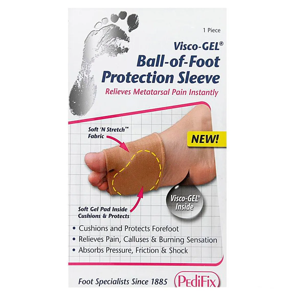 Pedifix  Ball Of Foot Protection Sleeve (#PFP1225)