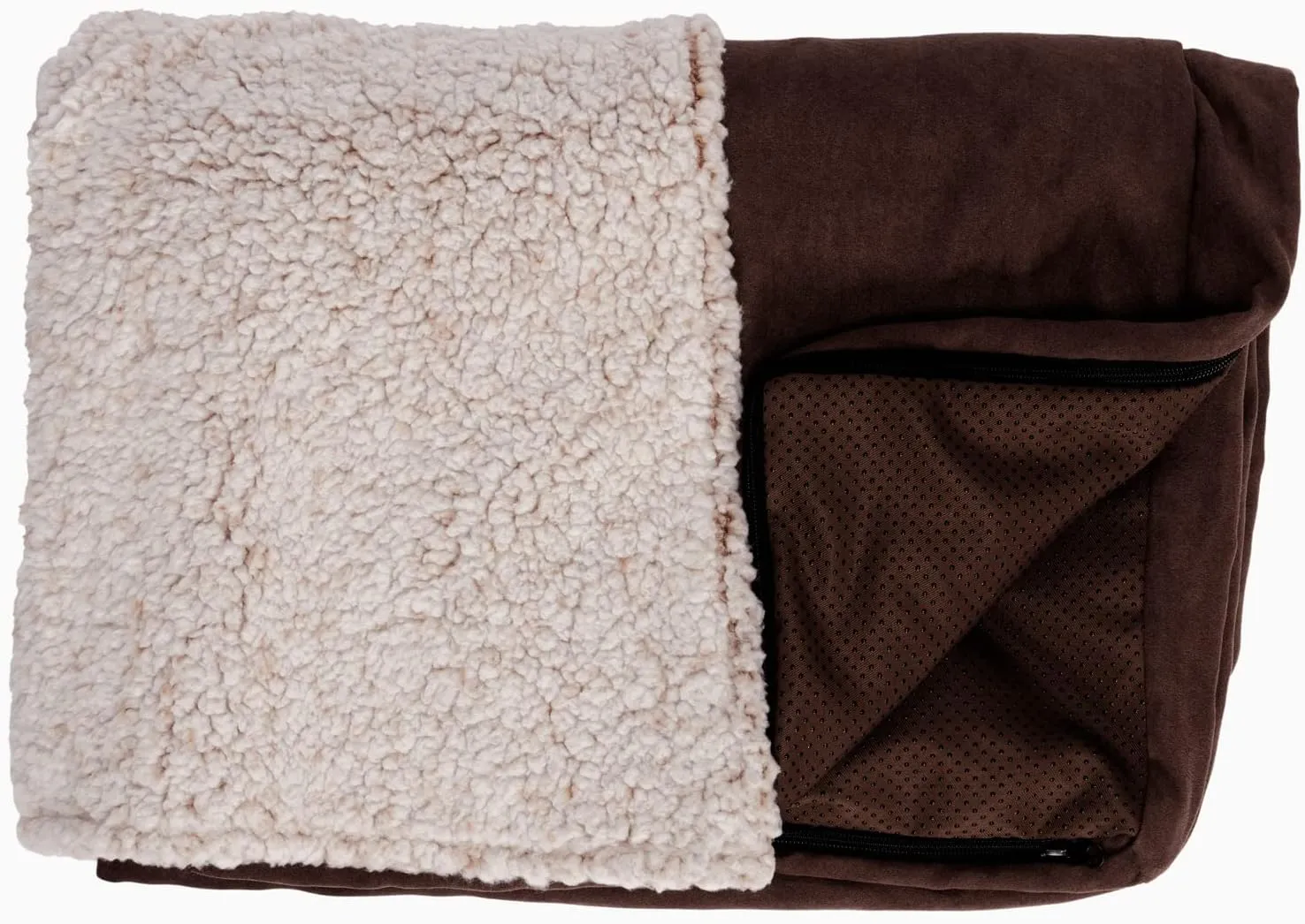 Plush Dog Bed: Luxe Faux Fur & Linen Sofa-Style Dog Bed for Dreamy Rest & Sweet Snuggles | Orthopedic Support, Plush Design, and Easy-Care Luxury for Your Furry Amigo!