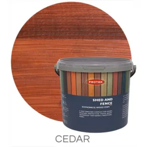 Protek 5l Shed & Fence Stain - Cedar