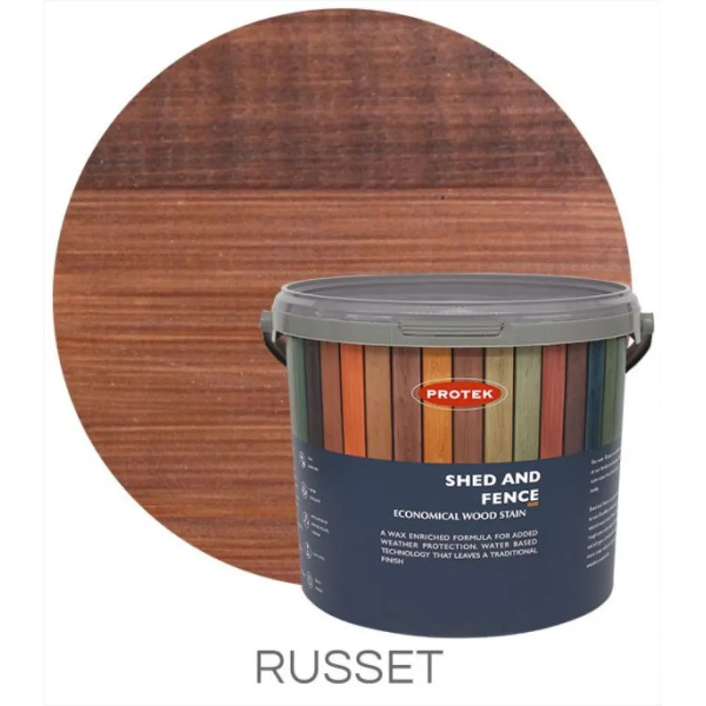 Protek 5l Shed & Fence Stain - Russet