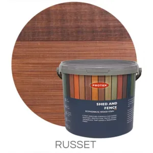 Protek 5l Shed & Fence Stain - Russet