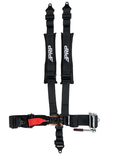 PRP Racing 5.3 Custom Harness (5 Point w/ 3" Belts) Black  - SFI 16.1 Certified