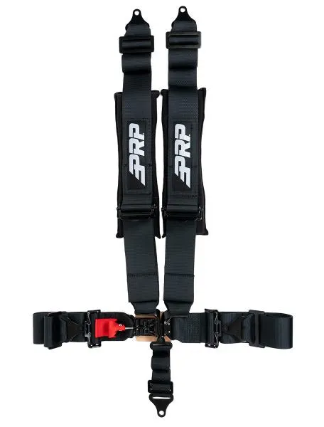 PRP Racing 5.3 Custom Harness (5 Point w/ 3" Belts) Black  - SFI 16.1 Certified