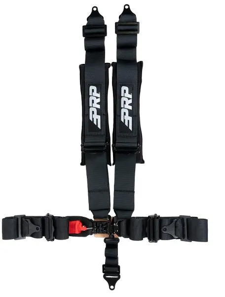 PRP Racing 5.3 Custom Harness (5 Point w/ 3" Belts) Black  - SFI 16.1 Certified