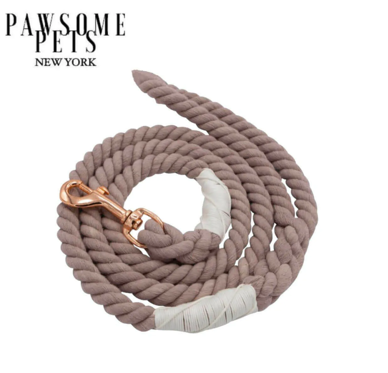 ROPE LEASH - KHAKI